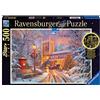 Ravensburger - Puzzle Un brillante Natale - Star Line, 500 Pezzi, Puzzle Adulti