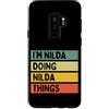 Personalized Gift Ideas Nilda Custodia per Galaxy S9+ Citazione personalizzata divertente con scritta I'm Nilda Doing Nilda Things
