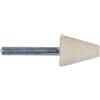 Rosver Feltro su gambo per pulitura e lucidatura a specchio gambo 6 Rosver FCGCLU 10 pz