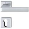 Hoppe Maniglia con rosetta e bocchetta Dublin F94-1 cromo satinato - Hoppe 11842118