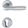 Hoppe Maniglia con rosetta e bocchetta Maribor F94-1 cromo satinato - Hoppe 11842660