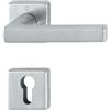 Hoppe Maniglia con rosetta e bocchetta Yale Dallas F41-R cromo satinato Hoppe 3392610