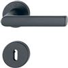 Hoppe Maniglia con rosetta e bocchetta Yale Hamburg F9714M nero opaco Hoppe 11767716