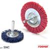 Rosver Spazzola Circolare in Nylon con Gambo SNC G.6 Gr.180 - Blu - Rosver - Conf.10pz