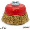 Rosver Spazzole a Tazza con Fili Ondulati - Rosver - STO Acciaio - Conf.1pz