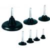 Rosver Supporti flessibili in gomma per dischi abrasivi D.(18-70) gambo 6 - Rosver 1 pz