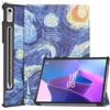 GMUJIAO Compatibile con Lenovo Tab P12 12.7 inch per Custodia,Custodia per Telefono in Pelle PU Ultrasottile con Funzione di Supporto con Tre Supporti Pieghevoli-Cielo Stellato