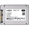 CRUCIAL SSD Crucial MX500 da 2TB (2000GB) Memoria 3D Hard Disk interno 2.5 Stato Solido