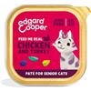 Edgard & Cooper Umido Pate' Pollo e Tacchino per Gatti Senior 85 g