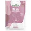 Equilibra Viso, Rosa Ialuronica Maschera Viso Idratante, Maschera in Tessuto 100% Naturale, Azione Idratante con Acqua di Rosa Fermentata, Acido Ialuronico, Olio di Avocado e Olio di Karité, Monodose