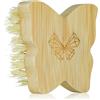 Crystallove Bamboo Butterfly Agave Body Brush Travel Size 1 pz