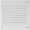 Repa Market Griglia di ventilazione bianca 100 mm x 100 mm con schermo a maglie - Copertura di sfiato interna ed esterna - Applicazioni di riscaldamento, raffreddamento e ventilazione
