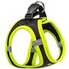 Ferplast Pettorina Cane Taglia Piccola KAORI XS, Pettorina Gatto Traspirante, Imbottita e Regolabile, Facile da Indossare, Bordi Riflettenti, Torace 32-36 cm. Giallo