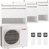 Mitsubishi Electric Condizionatore Trial a pavimento Mitsubishi MFZ-KT 9000+9000+18000 BTU | MXZ-3F68VF4+MFZ-KT25VG+MFZ-KT25VG+MFZ-KT50VG