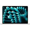 Apple Notebook Apple MacBook Air 15'' M3 chip con core 8 CPU e 10 GPU, 8GB, 256GB SSD Argento [MRYP3T/A]
