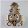 Applique Antica in Stile Impero Legno Dorato Italia XX Secolo