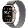 Apple Watch Ultra2 Cell 49mm Titanium Trail Loop Green/Grey M/L MRF43TY/A