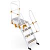 SVELT Scala A 45° Da 03 Gradini+piattaforma Con Sbarco A M 1,25