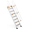 SVELT Scala Fissa 7 Gradini Con Inclinazione 54° Altezza Di Sbarco M 2,25