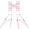 SVELT Trabattello In Alluminio Protube Modulo Intermedio C Con Staffe Stabilizzatrici - M 1,80