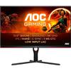 AOC Gaming U32G3X - Monitor UHD da 32 pollici, 144 Hz, FreeSync Pre., G-Sync comp., HDR400 (3840x2160, 1ms GtG, HDMI 2.1, DisplayPort) nero-rosso