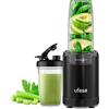 Ufesa BS2500 Nutriboom Frullatore da tavolo Individuale, Estrattore di Nutrienti Multifunzione, 900 W di potenza, Frullati e Smoothies, Include 6 accessori, Lame in Acciaio Inox