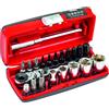 USAG Set bussole esagonali + inserti avvitare X-Grip Usag 609 1/4 SKX - 23 pezzi