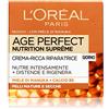 L'Oréal Paris Age Perfect Nutrition Supreme Crema Viso Antirughe Riparatrice Giorno, Pelli Mature Secche, 50 ml