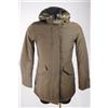 Woolrich Donna Verde Imbottito con Cappuccio Misto Cotone Giù Parka XS Rrp €980