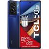 TCL 50SE Smartphone 4G Display 6.78" FHD+ 90 Hz, 256GB, 12GB RAM (6GB+6GB RAM Expansion), 50 Mpx Hybrid camera, Android 14, Batteria 5010 mAh fast charging, Dual Sim, Blu (Blue)