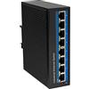 LogiLink NS203 - Switch industriale Gigabit Ethernet, 8 porte, 10/100/1000 Mbps