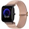 SITAFU Cinturino Per Amazfit Bip,Nylon Elastico Intrecciato Braccialetto per Amazfit GTS - Regolabile Sport Cinturini di Ricambio per Amazfit Bip U/Bip U Pro/Bip lite/Amazfit GTS 2/GTS 2 mini/GTS 2e