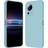 RankOne Custodia per Xiaomi MI 13 Lite (6.55 Inches) Cover Morbida in Silicone TPU - Azzurro