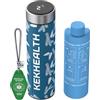 KEKHEALTH Borsa Termica per Insulina 1-3 Penne Temp-Display, Borsa Termica Medicinali, Porta Insulina Termico, Kit Diabetici con Impacchi di Ghiaccio, Etichetta QR originale(Nocciola)
