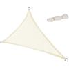 Laneetal Tenda a Vela Ombreggiante Telo Parasole in PES Anti UV Tende da Sole Respirante per Esterni Giardino 3x3x4,25m Triangolare 0400160