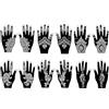 BeyondTattoos Maaisa - Stencil per tatuaggio all'henné, 12 fogli, per pittura a mano e corpo