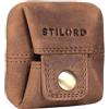 STILORD 'Claron' Portafoglio Piccolo in Pelle Porta Spicci per Uomo Donna Borsellino Mini Vintage in Cuoio Portamonete Retro Retro Wallet, Colore:marrone medio