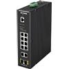 D-Link DIS-200G-12PS switch di rete Gestito L2 Gigabit Ethernet (10/100/1000) Supporto Power over (PoE) Nero [DIS-200G-12PS]