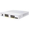 Cisco CBS250-16P-2G-UK switch di rete Gestito L2+/L3 Gigabit Ethernet (10/100/1000) Supporto Power over (PoE) Desktop Argento [CBS250-16P-2G-UK]