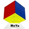 Oostifun MoYu MoFang JiaoShi Meilong KuiLei Cube Cubing Classroom Meilong Puppet Puzzle Cube multicolore con un cubo treppiede (Style-2)