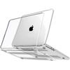 RKINC Custodia compatibile con Macbook Pro 14 Pollici M3 A2918 M2 A2779 M1 A2442 2021-2023, Cover protettiva in plastica rigida per Pro 14 (Transparente)