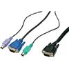 Intellinet Cavo KVM switch HDB15/PS2 Mt. 3,0