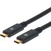 Manhattan Cavo USB 3.2 Gen 1 SuperSpeed USB-C Maschio/Maschio 2m Nero