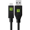 Techly Professional Cavo USB 3.2 Gen.2 A Maschio / USB-C Maschio 1m Nero