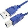 Techly Professional Cavo USB 3.0 Superspeed A maschio/B maschio 3 m blu