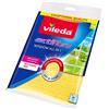Vileda Actifibre Vetri e Finestre 36x32cm 1pz Panno, Fibre, Giallo, 0,7x18,5x25 cm