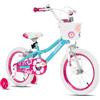 STITCH Bici 16 Pollici Bicicletta per Bambini da 4, 5, 6 e 7 Anni con Stabilizzatori Bicicletta 95% Assemblato Rosa.