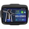 MISONDA 9 pollici IPS 2 Din Android 12 Autoradio per Jeep Renegade 2016-2019 Telecamera posteriore Free-8G + 256G-Supporto Carplay DSP Controllo del volante WiFi DAB BT GPS