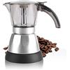 Diyeeni 480W Espresso Maker elettrico, caffettiera moka teiera 300ml 6 tazze, caffettiera con pratica maniglia, design moderno, facile da pulire, per viaggiare a casa