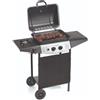 OMPAGRILL SRL Ompagrill - DOUBLE GAS 4939 Double Cooking System + 2 Mensole laterali in acciaio + 1 bruciatore
